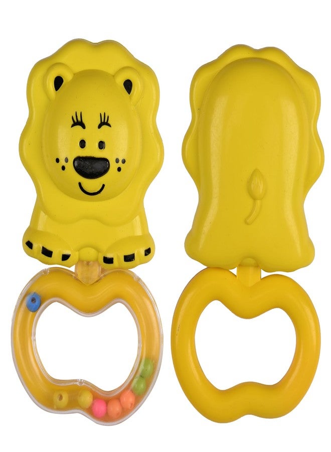 بيبي جو لعبة خشخيشة حيوانات للأطفال من بيبي جو، مصنوعة من بلاستيك غير سام (عبوة من 3 قطع) - متعددة الألوان - Image 3